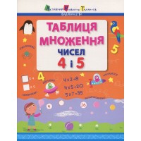 Таблиця множення чисел 2 і 3/4 і 5/6 і 7/8 і 9 АРТ Ранок