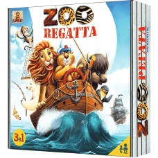 ЗООрегата (ZOOregatta) - 3 пригоди в одній коробці. Настільна гра. Bombat Game