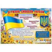 Плакат. Державні символи України, оновлені